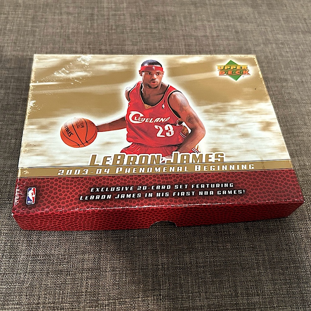 LeBron James 2003-04 Upper Deck Phenomenal Beginning Rookie Box